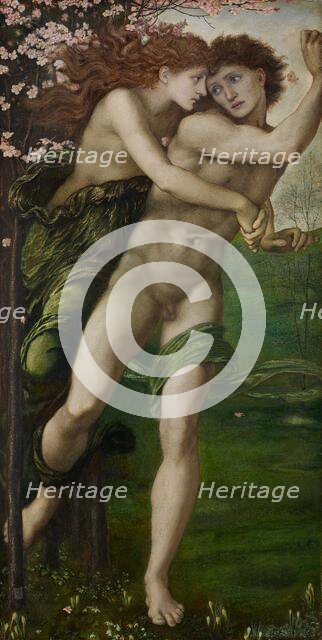 Phyllis and Demophoon, 1870. Creator: Sir Edward Coley Burne-Jones.