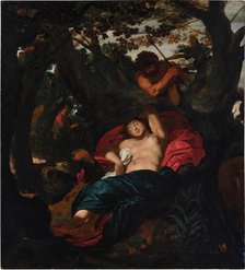 Nymph and Shepherd, c1615-1620. Creator: Liss, Johann (1597-1631)