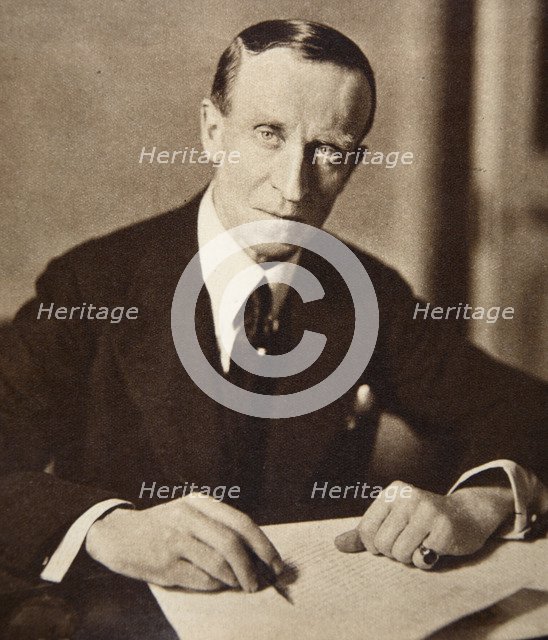 John Buchan, 1st Baron Tweedsmuir, Scottish novelist, 1927. Artist: Unknown