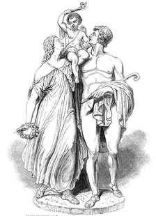 "Love Triumphant", by Mr McDowell, A, at the Exhibition of the Royal Academy, 1844. Creator: Unknown.
