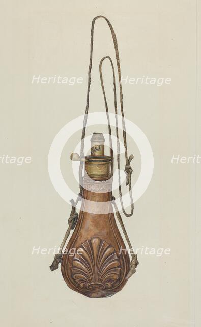 Powder Pouch, c. 1938. Creator: Howell Rosenbaum.