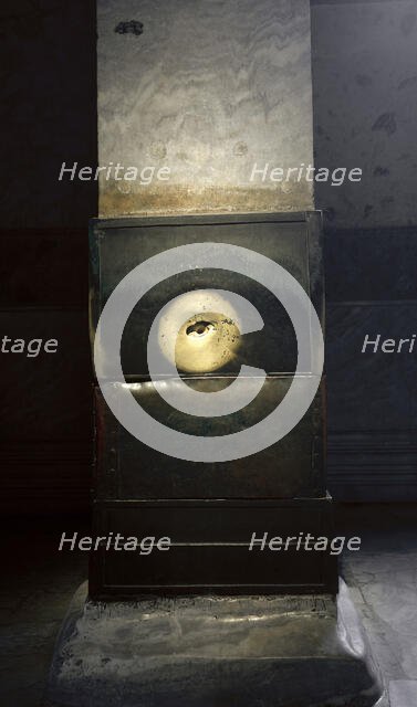 Column of Saint Gregory, Hagia Sofia, Istanbul, Turkey, 1998. Creator: LTL.