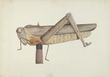 Grasshopper Weather Vane, 1937. Creator: Alfred Denghausen.