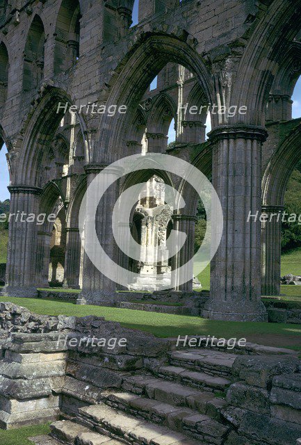 Rievaulx Abbey, 12th century. Artist: Unknown