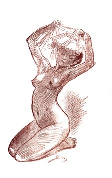 Study, 1901. Artist: Unknown