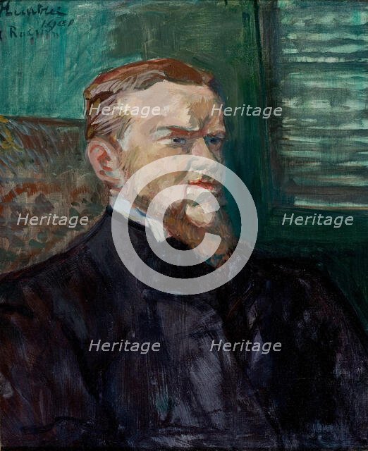 Portrait of Octave Raquin, 1901. Creator: Toulouse-Lautrec, Henri, de (1864-1901).