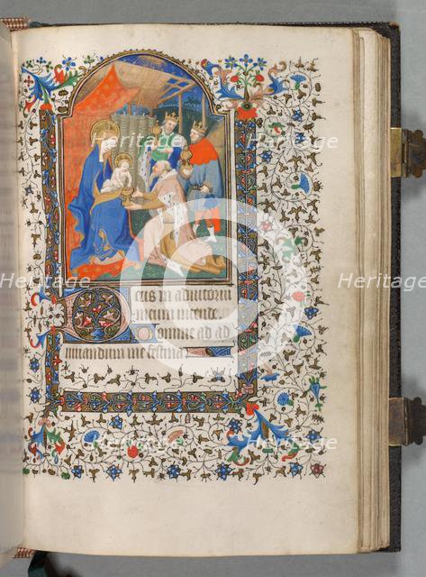 Book of Hours (Use of Paris): Fol. 67r, Adoration of the Magi, c. 1420. Creator: The Bedford Master (French, Paris, active c. 1405-30), possibly studio or workshop of.