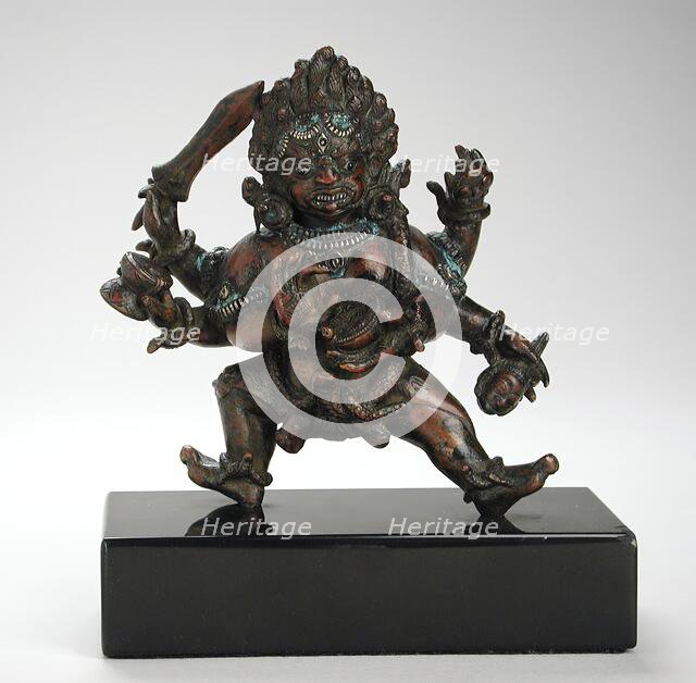 The Hindu God Bhairava, 12th century. Creator: Unknown.
