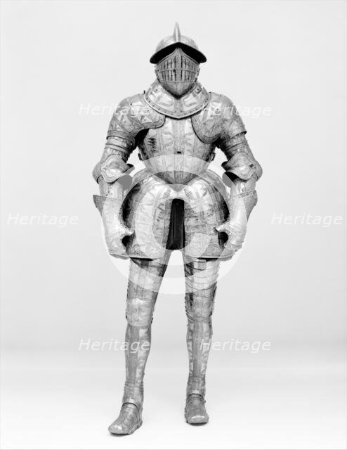 Armour of Henry Herbert (1534-1601), Second Earl of Pembroke, British, Greenwich, c1585-86. Creator: Royal Workshops at Greenwich.