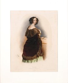 Archduchess Sophie of Austria, Princess of Bavaria (1805-1872), 1850. Creator: Kriehuber, Josef (1800-1876).