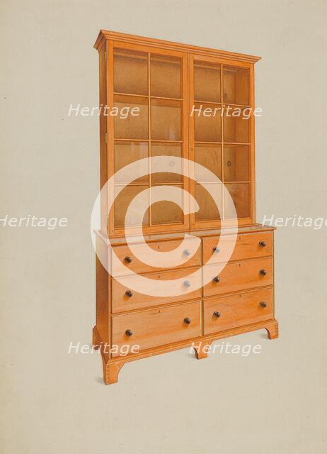 Shaker Cabinet, c. 1937. Creator: John W Kelleher.