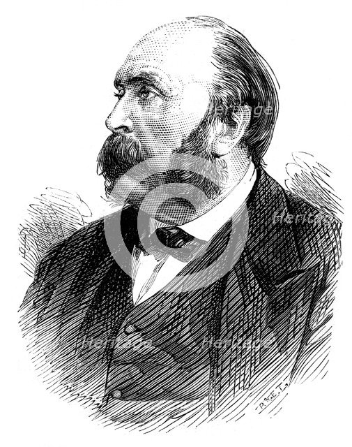 Alexandre Auguste Ledru-Rollin, French politician, (1875). Artist: Unknown