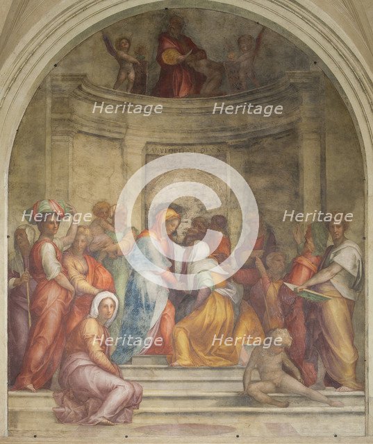 The Visitation. Artist: Pontormo (1494-1557)