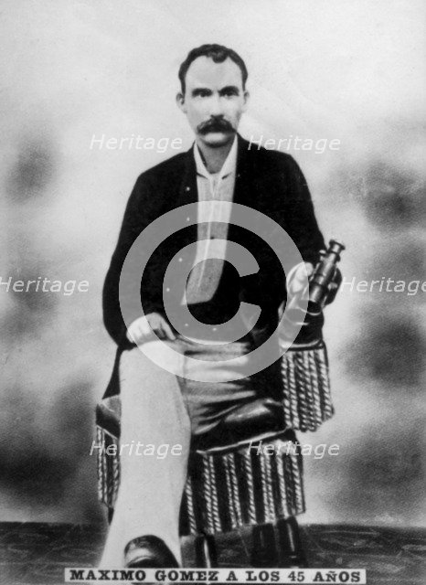 Maximo Gomez (1836-1905), aged 45, 1881 (c1910). Artist: Unknown