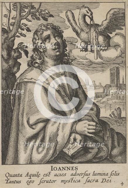 John, from The Four Evangelists, 1610-20. Creator: Petrus Feddes.