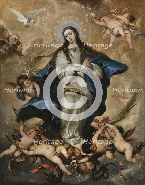 The Immaculate Conception, c1665. Creator: Antolínez, José (1635-1675).