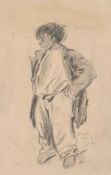 Gypsy boy, 1920. Creator: Stefan Fodor.