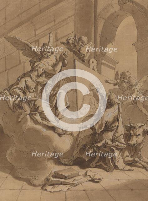 Saint Luke Painting the Virgin, 18th century. Creator: Francesco Fontebasso.