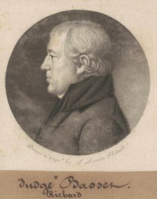 Richard Bassett, 1802. Creator: Charles Balthazar Julien Févret de Saint-Mémin.
