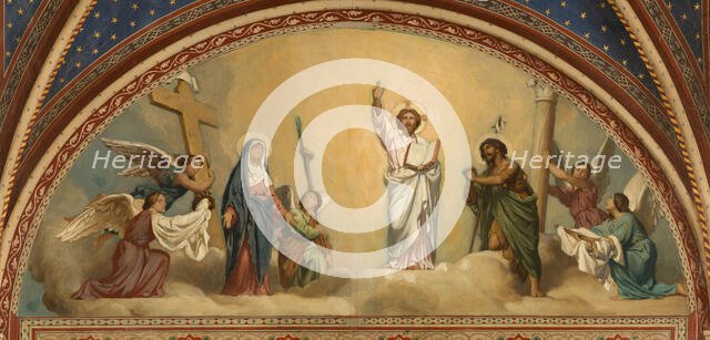 Esquisse pour l'église de Saint-Germain-des-Prés : Le Jugement Dernier, c.1872. Creator: Alexandre Jean Baptiste Hesse.