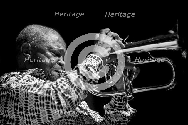 Hugh Masekela, 2009. Artist: Alan John Ainsworth.