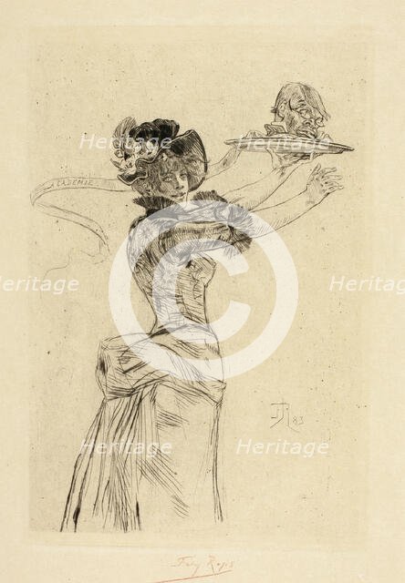 Modernity, 1883. Creator: Félicien Rops.