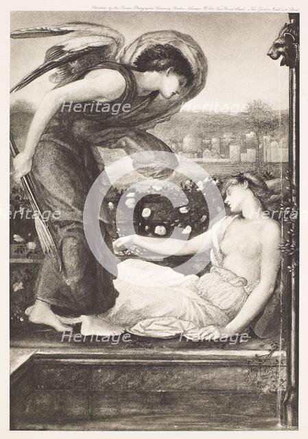 Cupid finding Psyche, c1860s, (1900). Creator: Unknown.