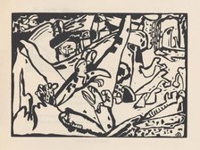 , Composition II (Komposition II). From Klänge (Sounds) , 1913. Creator: Kandinsky, Wassily Vasilyevich (1866-1944).