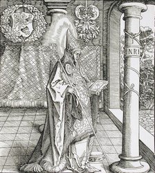 Saint Pharahildis, c1510. Creator: Leonhard Beck.