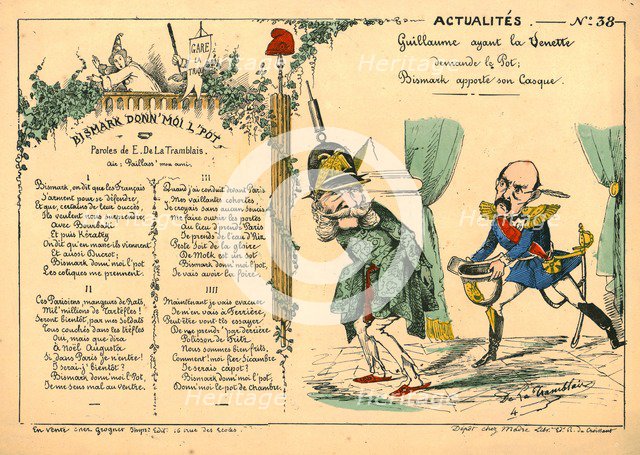 'Bismark Give Me the Pot', late 19th century. Creator: Unknown.
