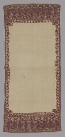 Long Shawl, Kashmir, 1815-25. Creator: Unknown.