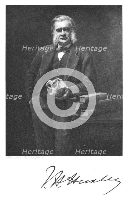 Thomas Henry Huxley, English biologist, 1883. Artist: Unknown