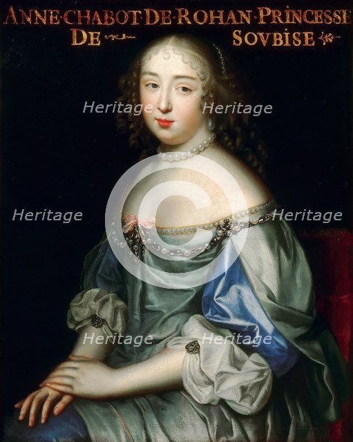 Anne de Rohan-Chabot, Princess de Soubise. Artist: Beaubrun, Henri (1603-1677)