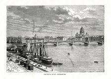 The River Neva, St Petersburg, 1879. Artist: C Laplante