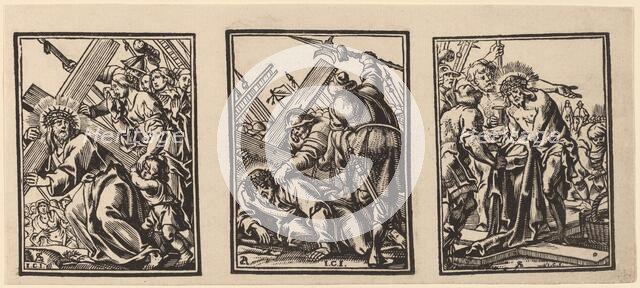 Three Scenes on the Road to Calvary, c. 1649. Creator: Christoffel Jegher.