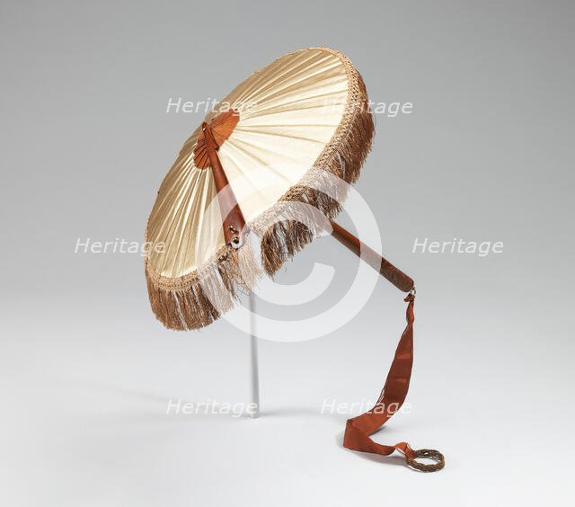Parasol, American, third quarter 19th century. Creator: Unknown.