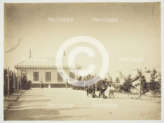 Untitled [officers], 1857. Creator: Gustave Le Gray.