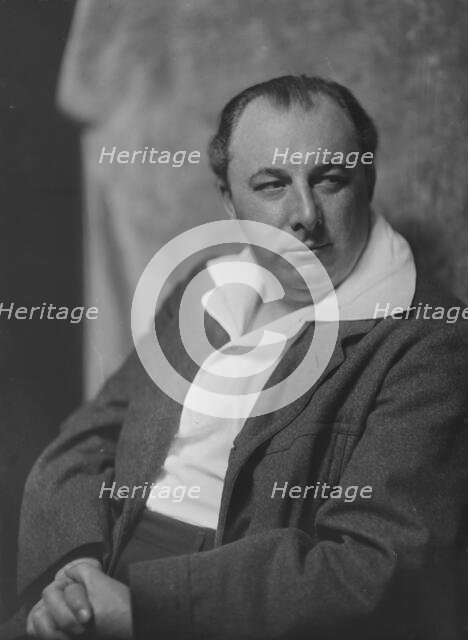 Mr. Jules Bouy, portrait photograph, 1918 Nov. 23. Creator: Arnold Genthe.
