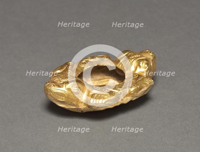 Double Crocodile Vessel, c. 400-900. Creator: Unknown.