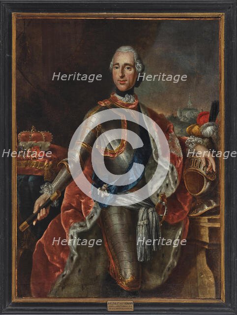 Portrait of Charles Christian Erdmann, Duke of Württemberg-Oels (1716-1792) , c. 1755. Creator: Anonymous.