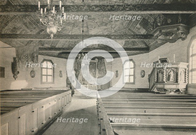 'Seglora Church,Skansen Open Air Museum, Stockholm', 1925. Artist: Unknown.