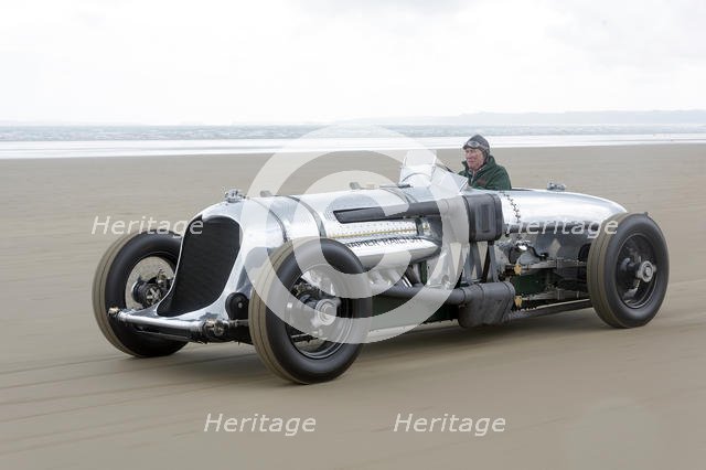 1933 Napier Railton at Pendine Sands, July 2015. Creator: Unknown.