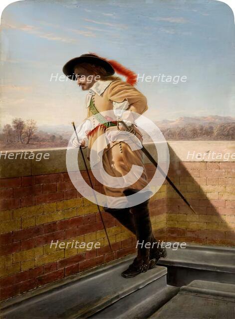 The Cavalier - after Meissonier, c1830-1890. Creator: James Nasmyth.