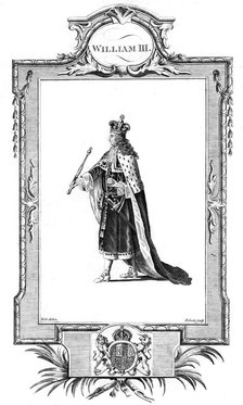William III, King of England, Scotland and Ireland.Artist: Roberts