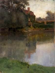 Edge of a Stream, late 19th-early 20th century. Creator: Eliphalet Frazer Andrews.