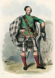 Macpherson, from The Clans of the Scottish Highlands, pub. 1845 (colour lithograph)