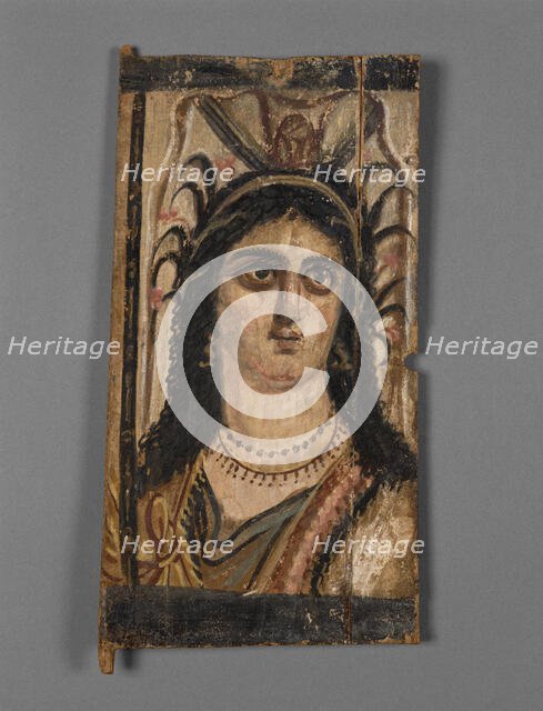 Panel with Painted Image of Isis, A.D. 100-200. Creator: Unknown.