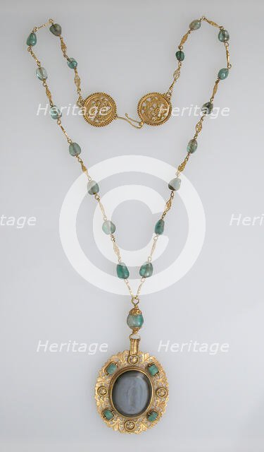 Necklace, Byzantine (?), 6th-8th century. Creator: Unknown.