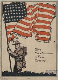 Give your vacation to your country, 1916. Creator: Unknown.
