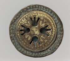 Disk Brooch, Frankish, 6th century. Creator: Unknown.